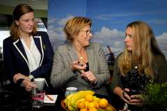 Bezoek van de burgemeester van Enschede bij Pension Vredenberg